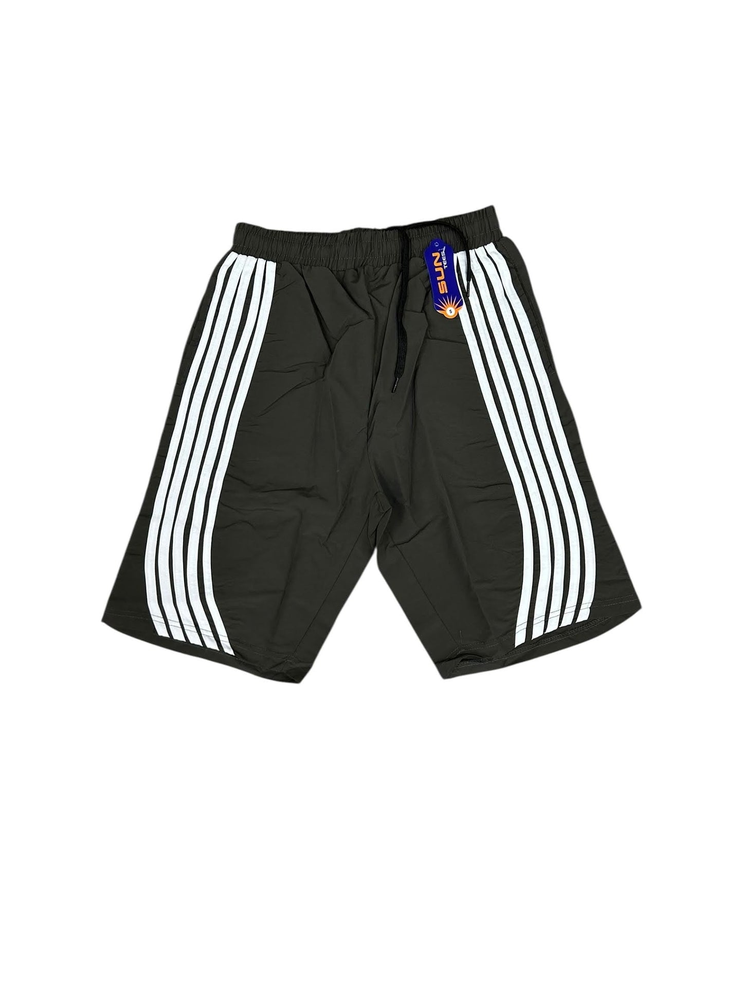 Racer Strip Nylon Shorts