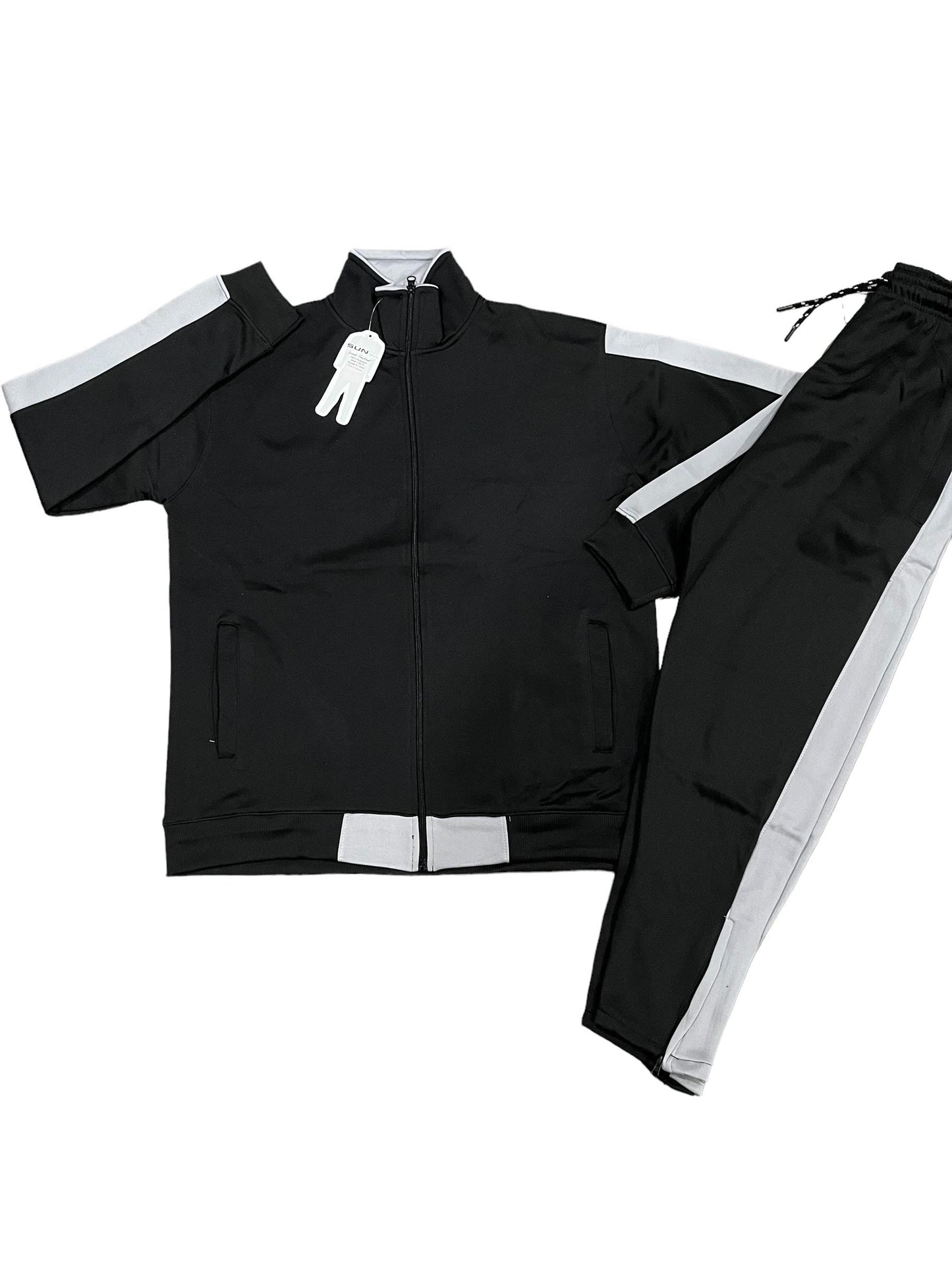 Black/Grey Tracksuit