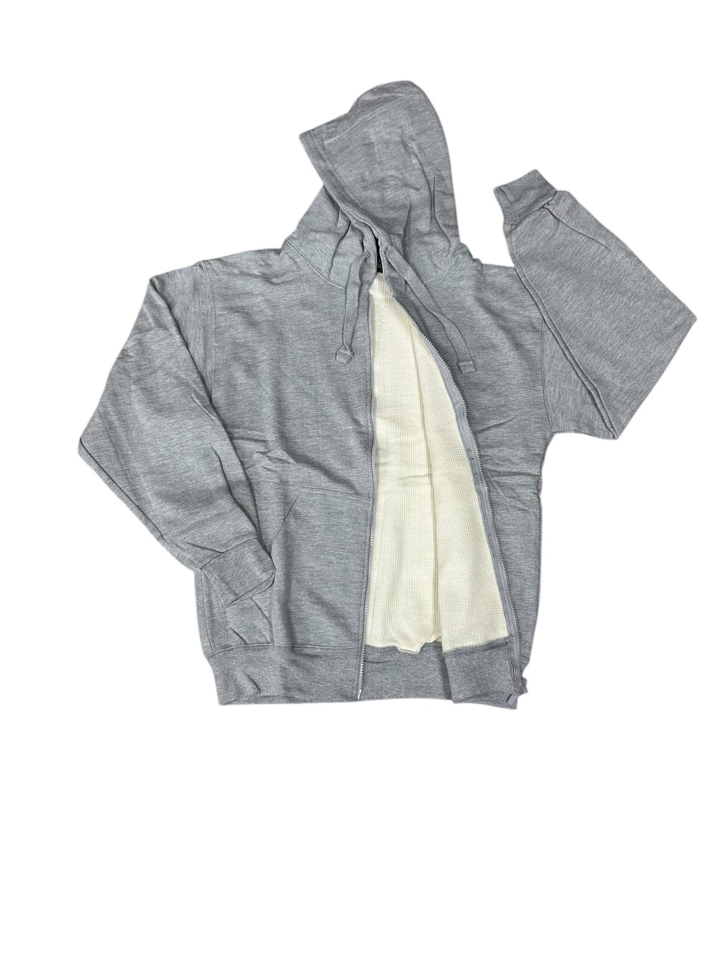 Zipper Hoodie with Thermal Lining
