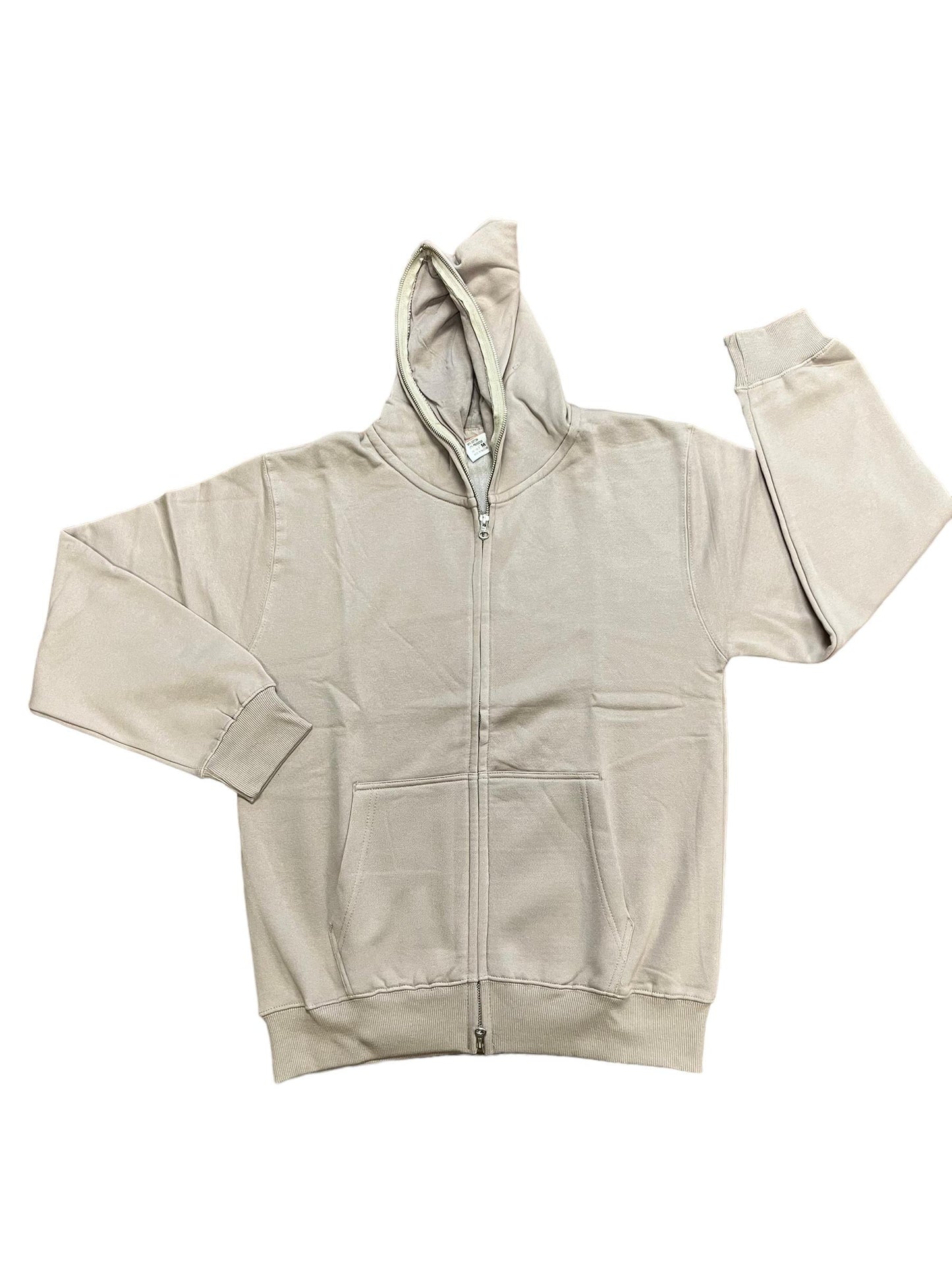 Stone Full face zip hoody