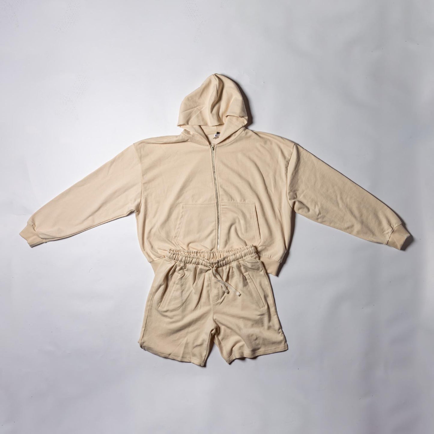 450 GSM French Terry Crop Zip + Short Set