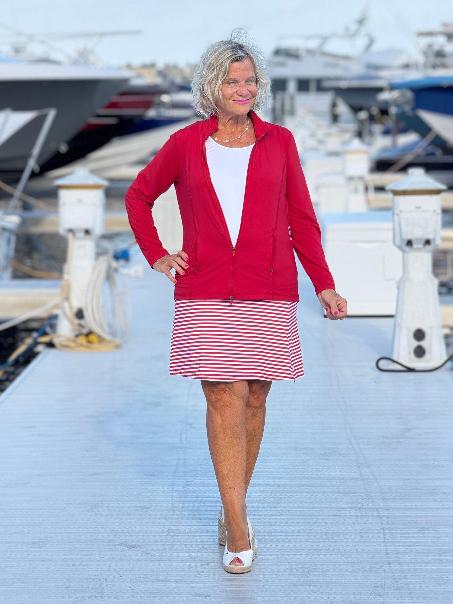 REGATTA RED STRIPE SKORT