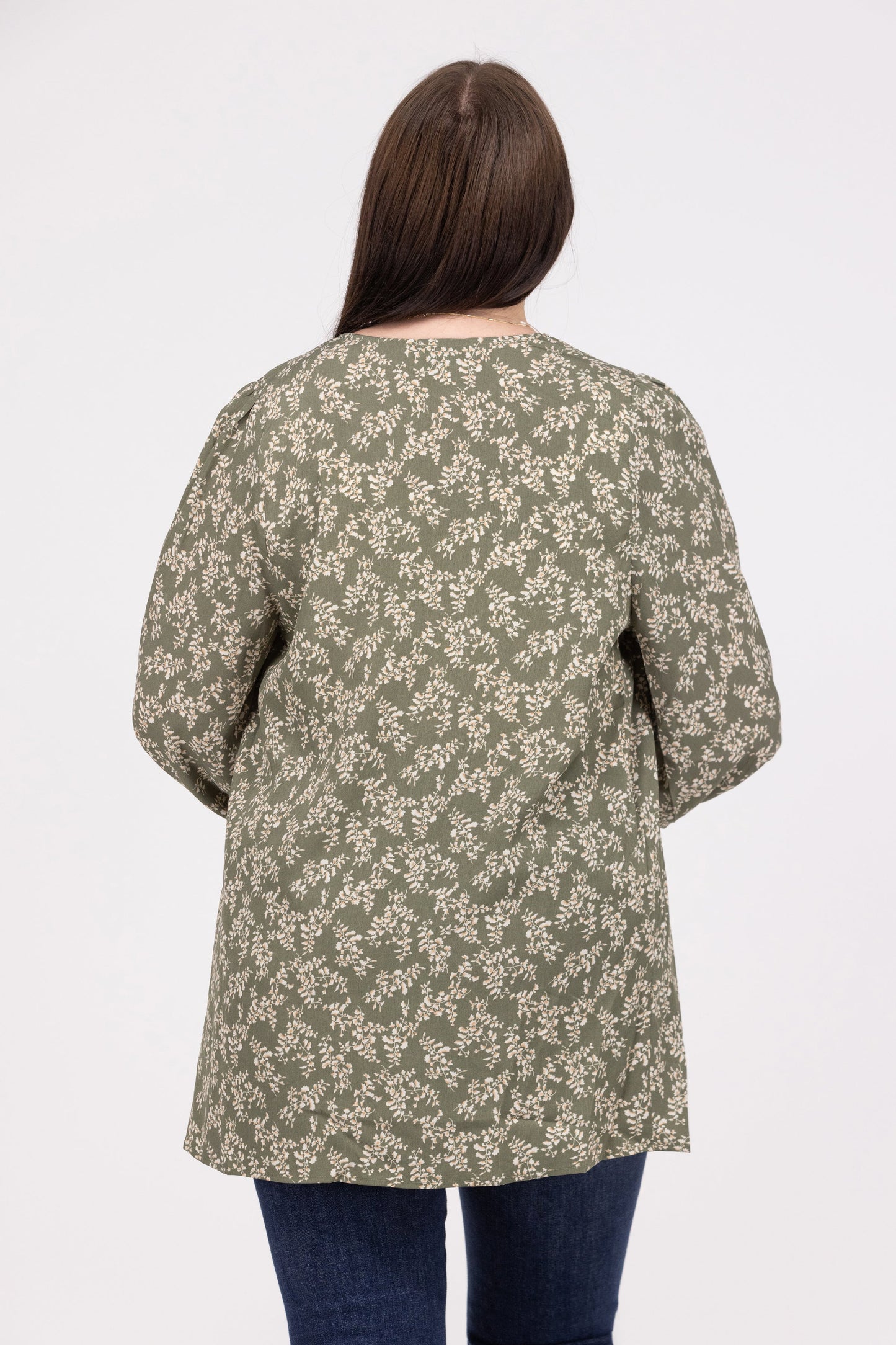 Keep The Chill Off Women's Floral Open Front Kimono