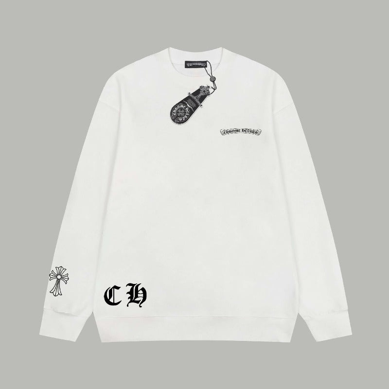 Chrome Hearts Sweatshirt Autumn/Winter Crew Neck Sweater