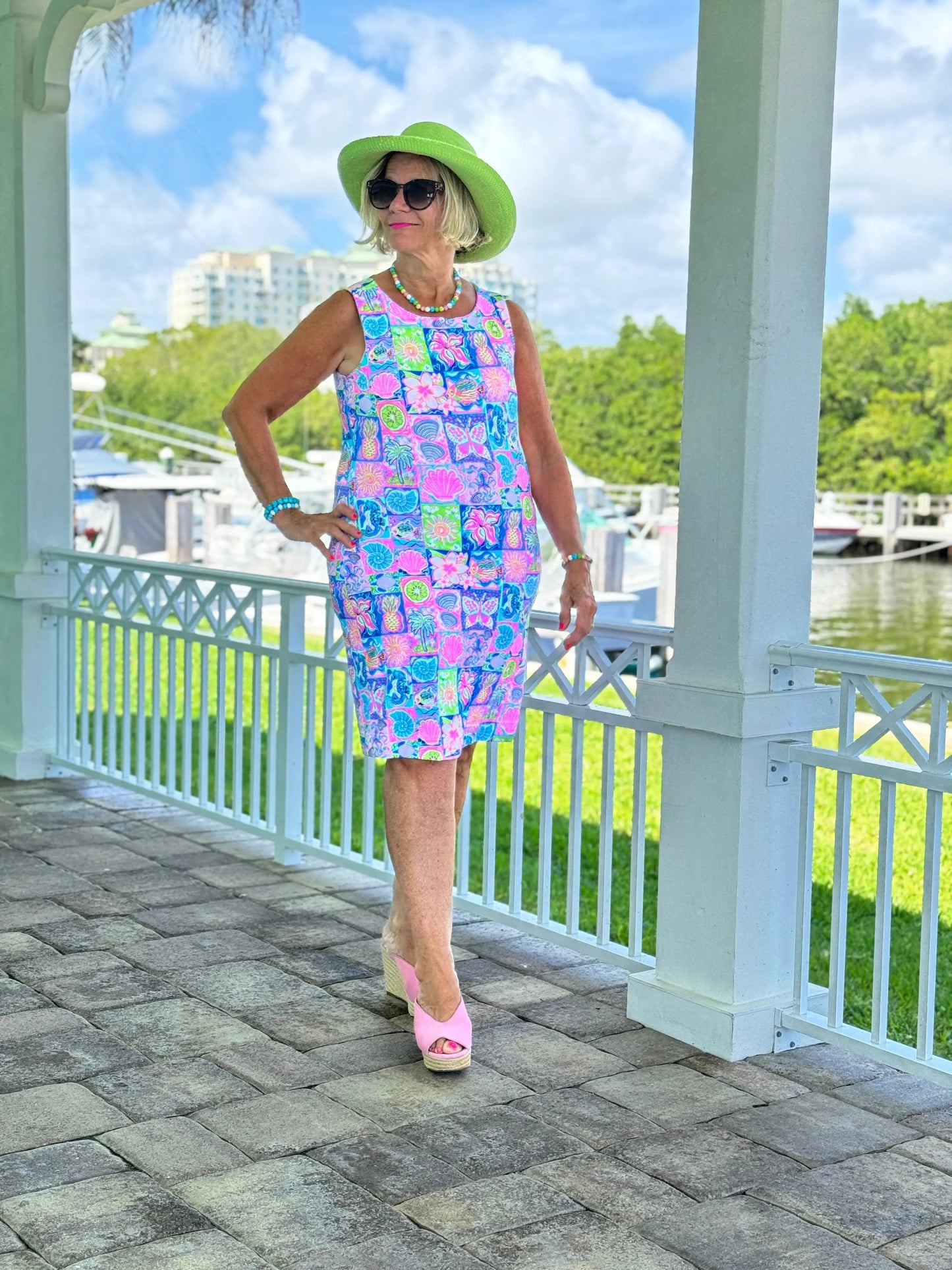SANDY BEACH COLOR SHIFT DRESS