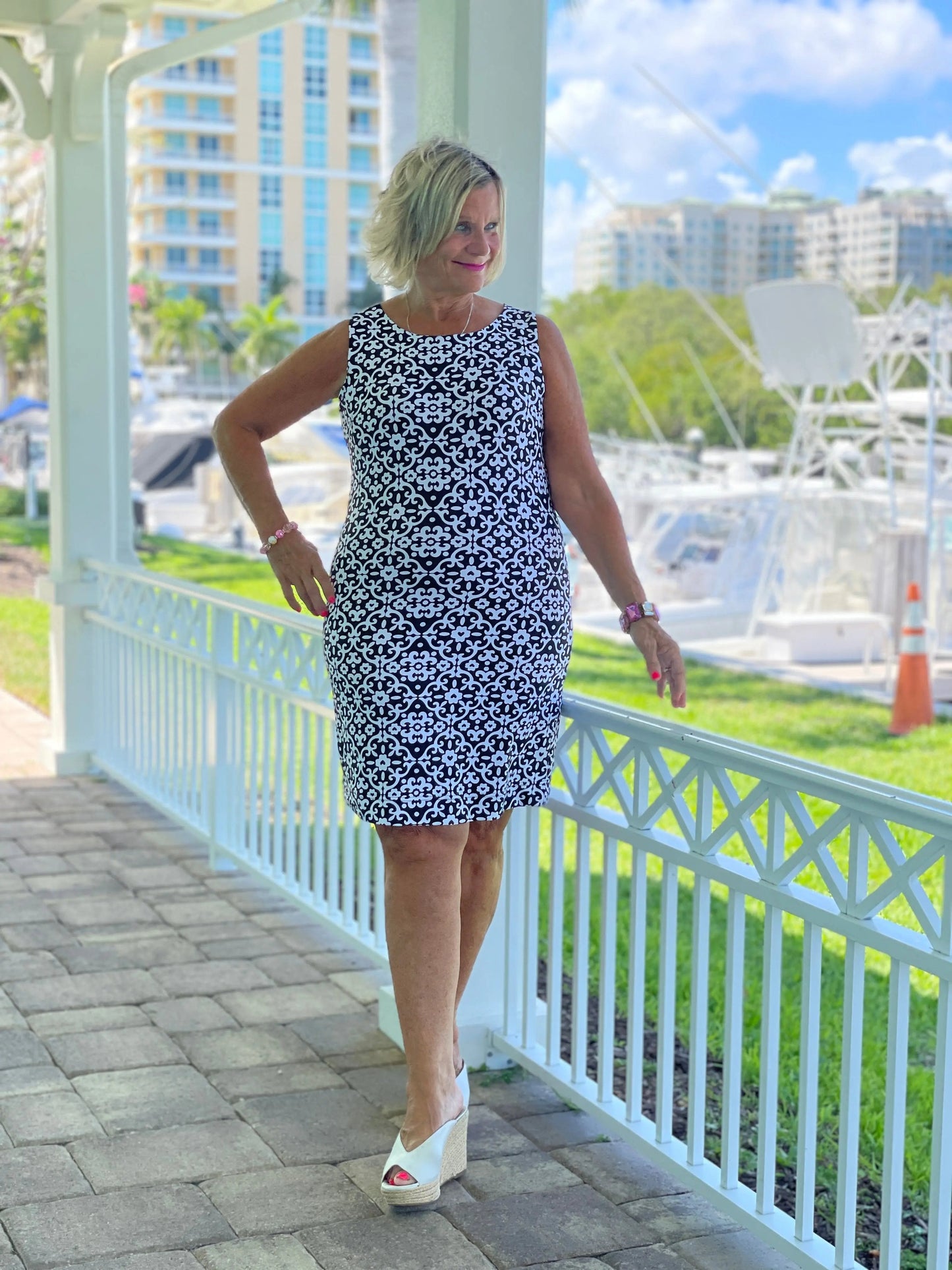 NAPLES DAY SHIFT DRESS
