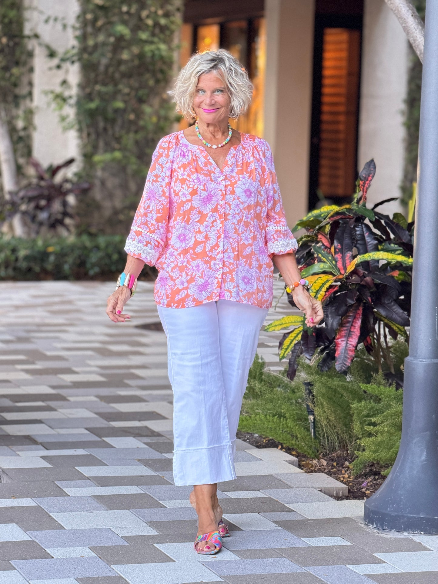 MANDARIN MULT FASHION TOP