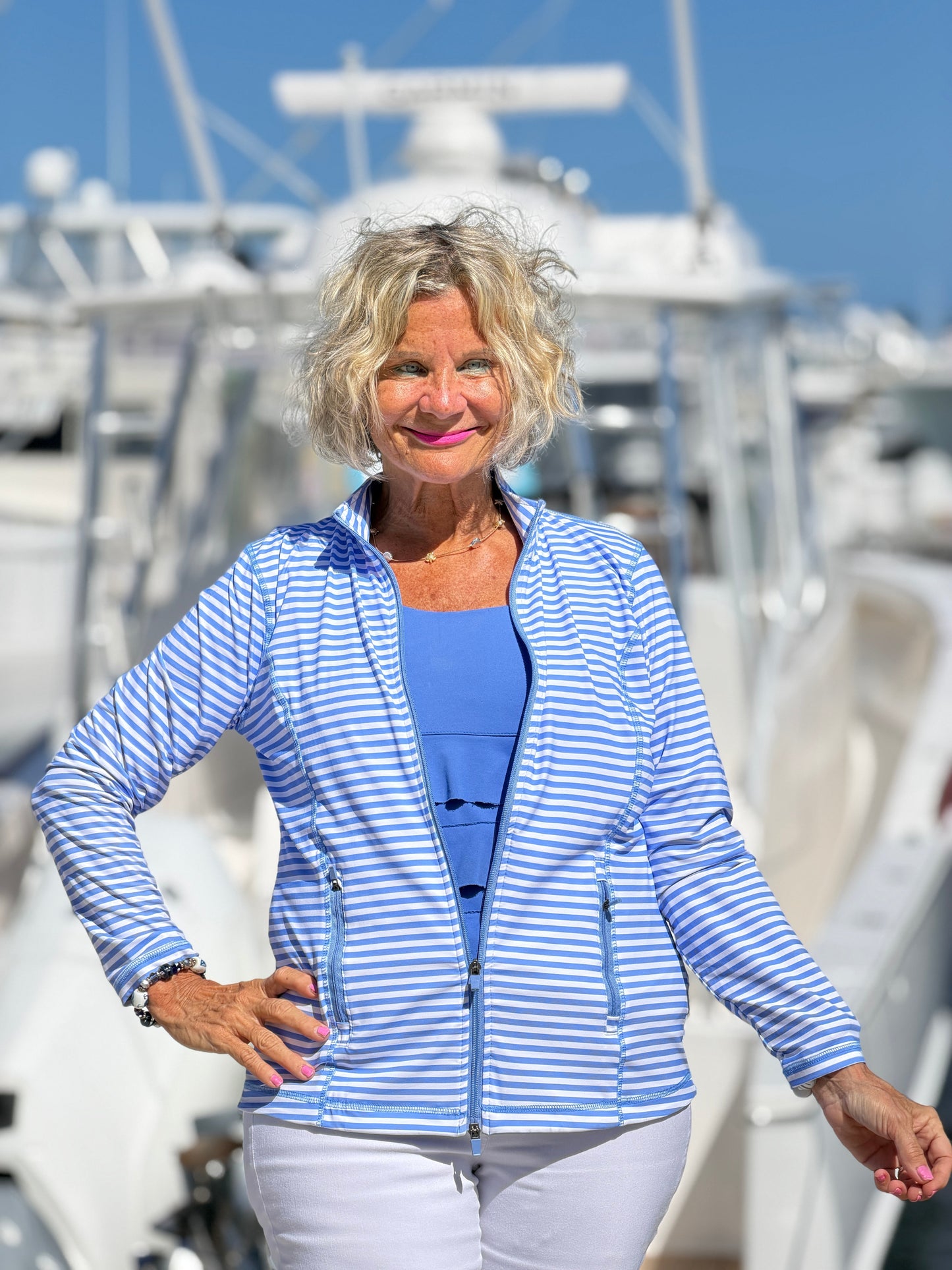 MARINA PERRI FULL ZIPPER JACKET