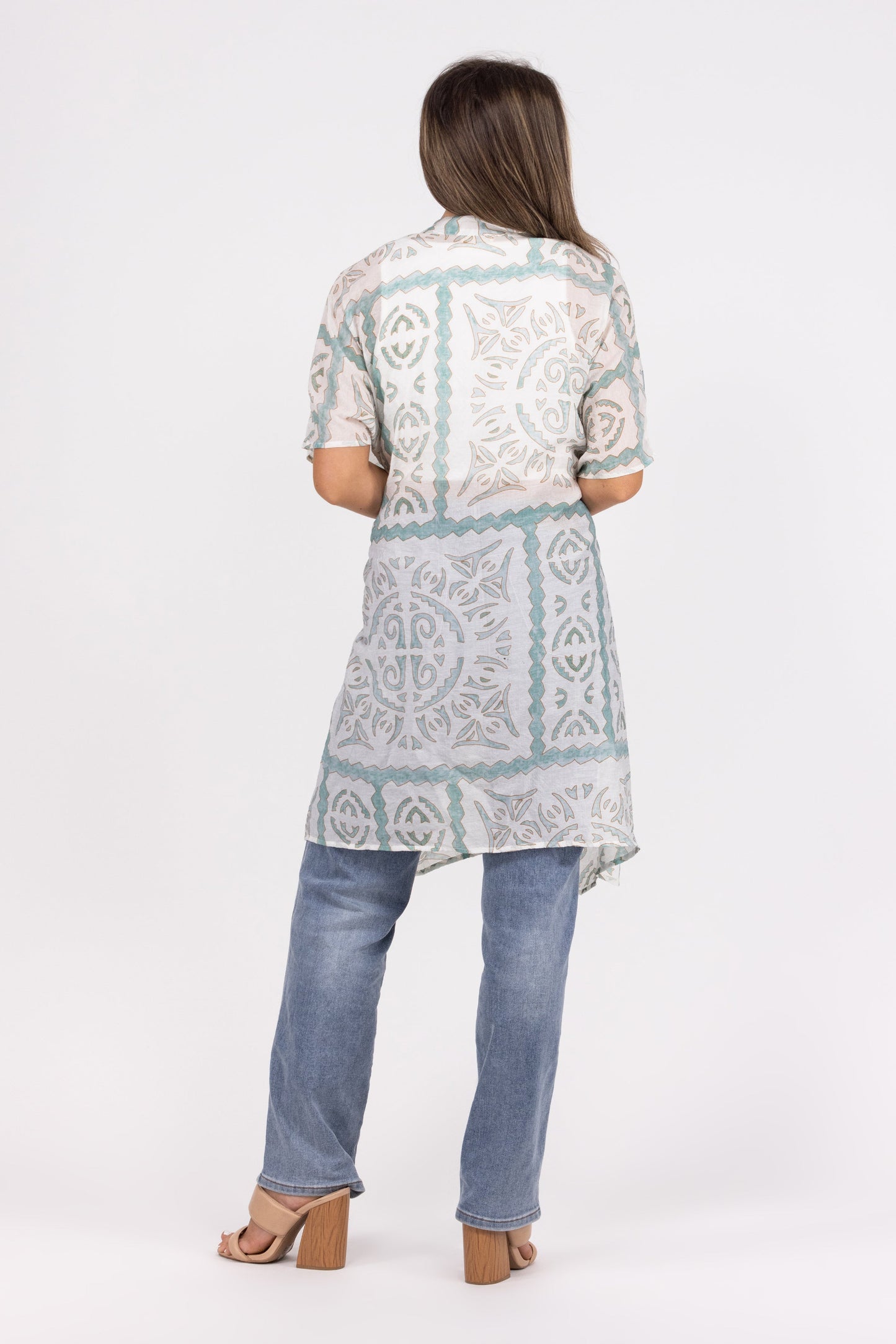 Hidden Gem Women's Short Sleeve Kimono