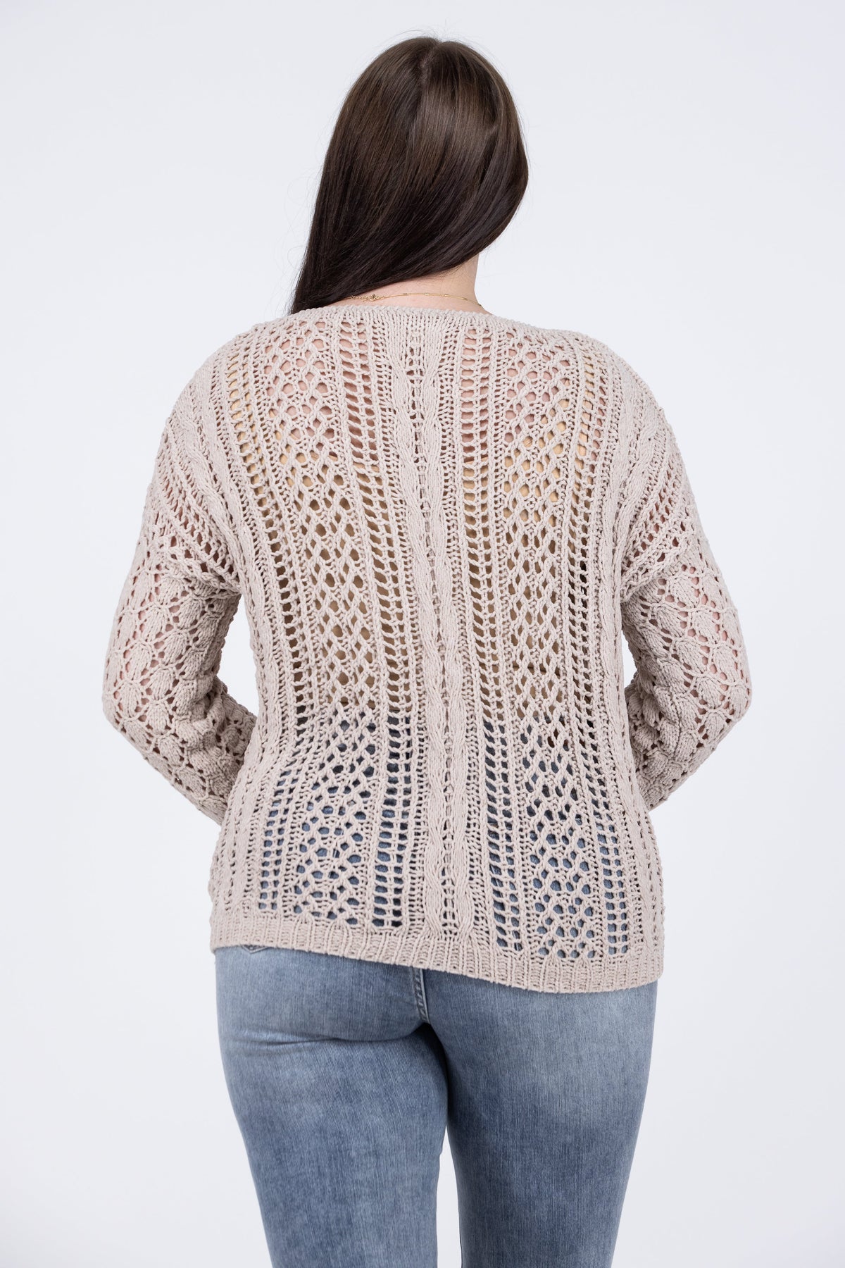 Didn't Know I Knitted You Women's Open Knit Sweater