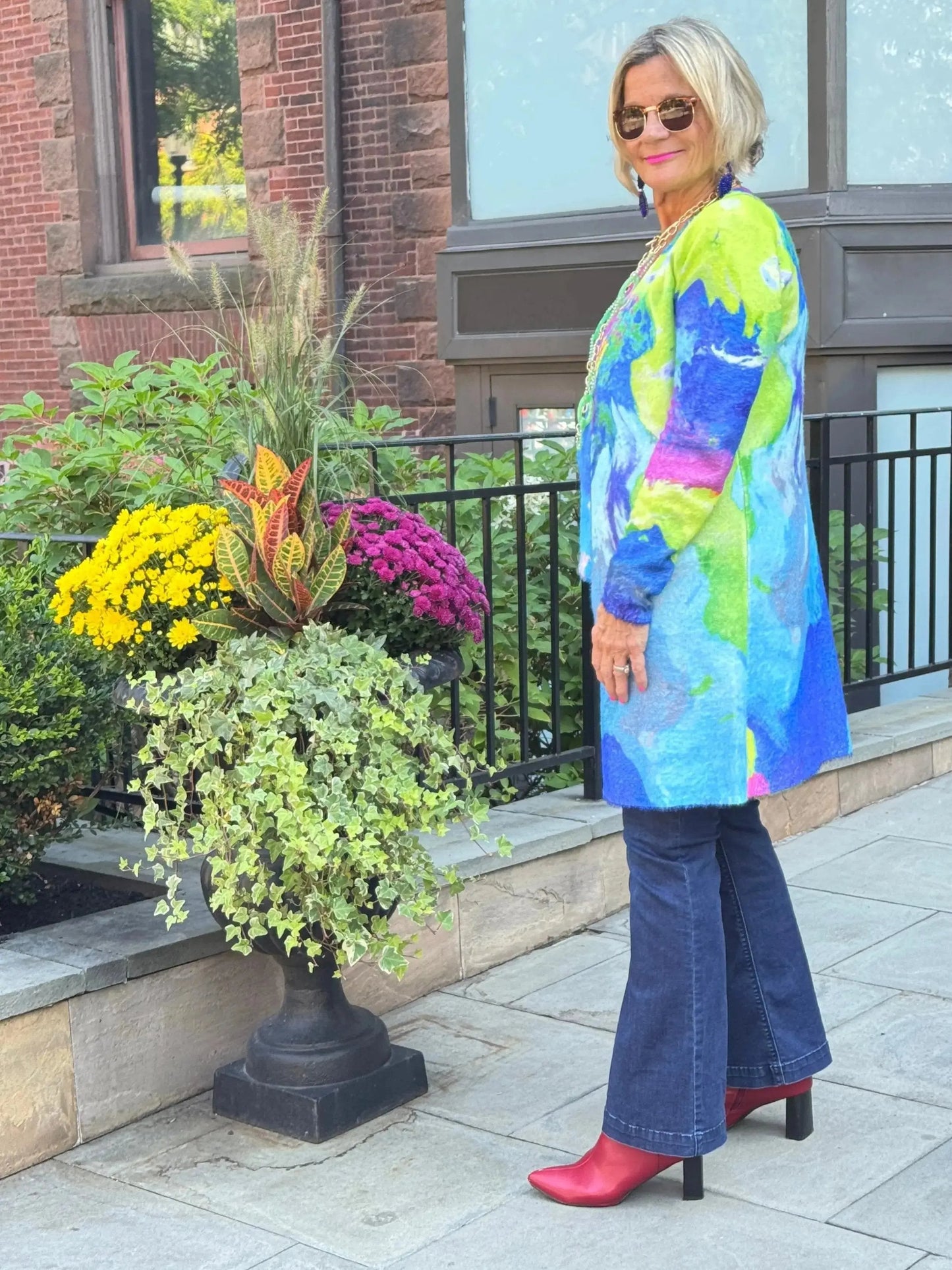 RIVER CRUISE BLUE CARDIGAN