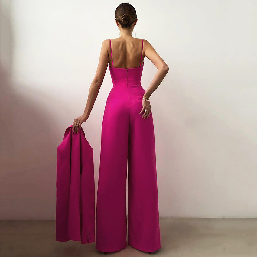 Corset Dress Summer Sling Jumpsuit Loose Sleeveless Jumpsuit