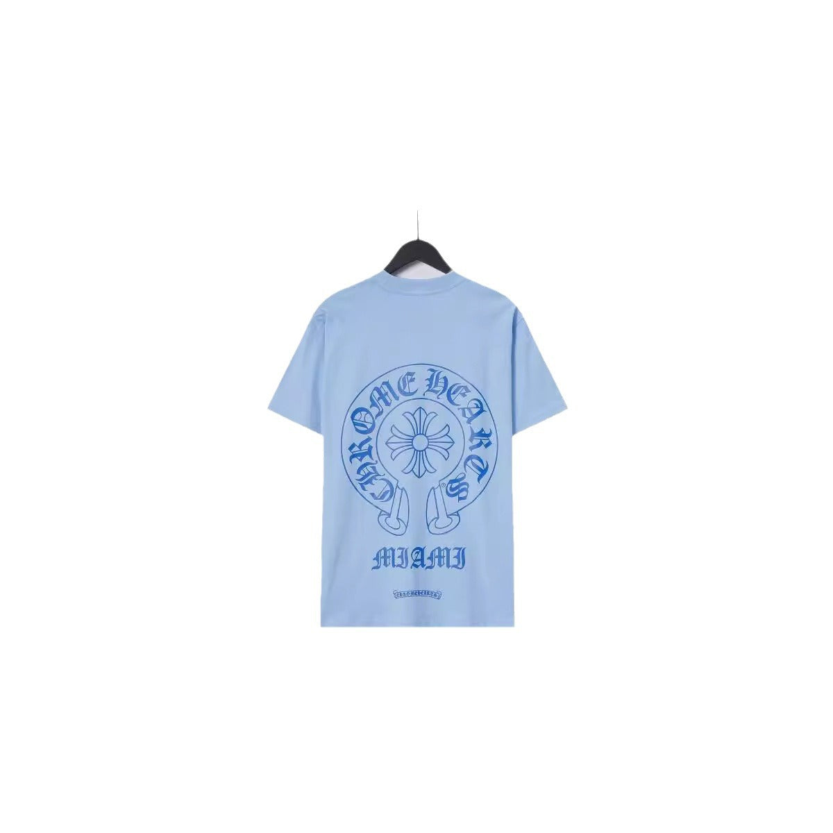 CHH Chrome Heart T Shirts Chrome Hearts Sanskrit Horseshoe Pattern Short Sleeve T-Shirt