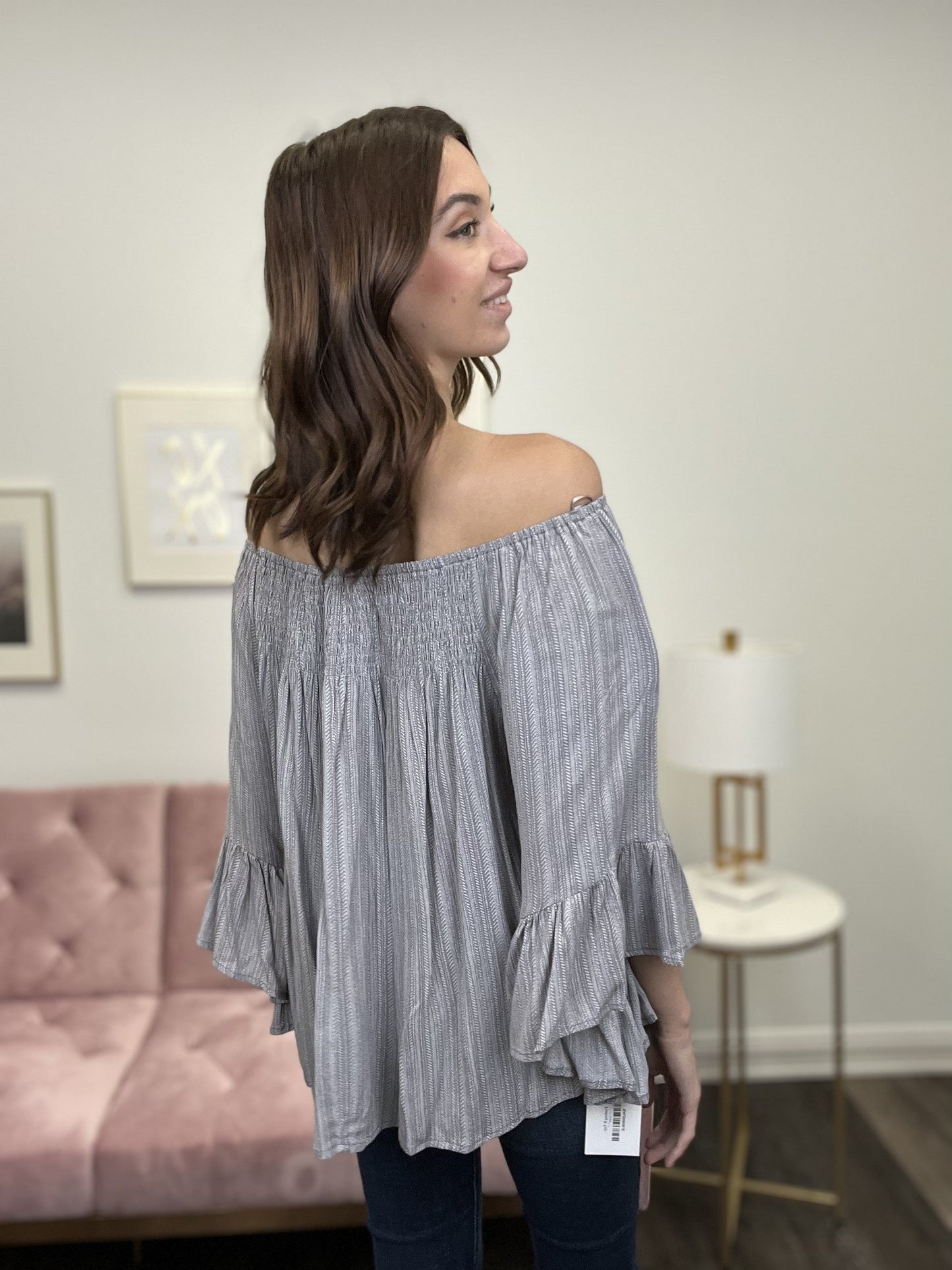 Feeling It Women's Woven Long Sleeve Top
