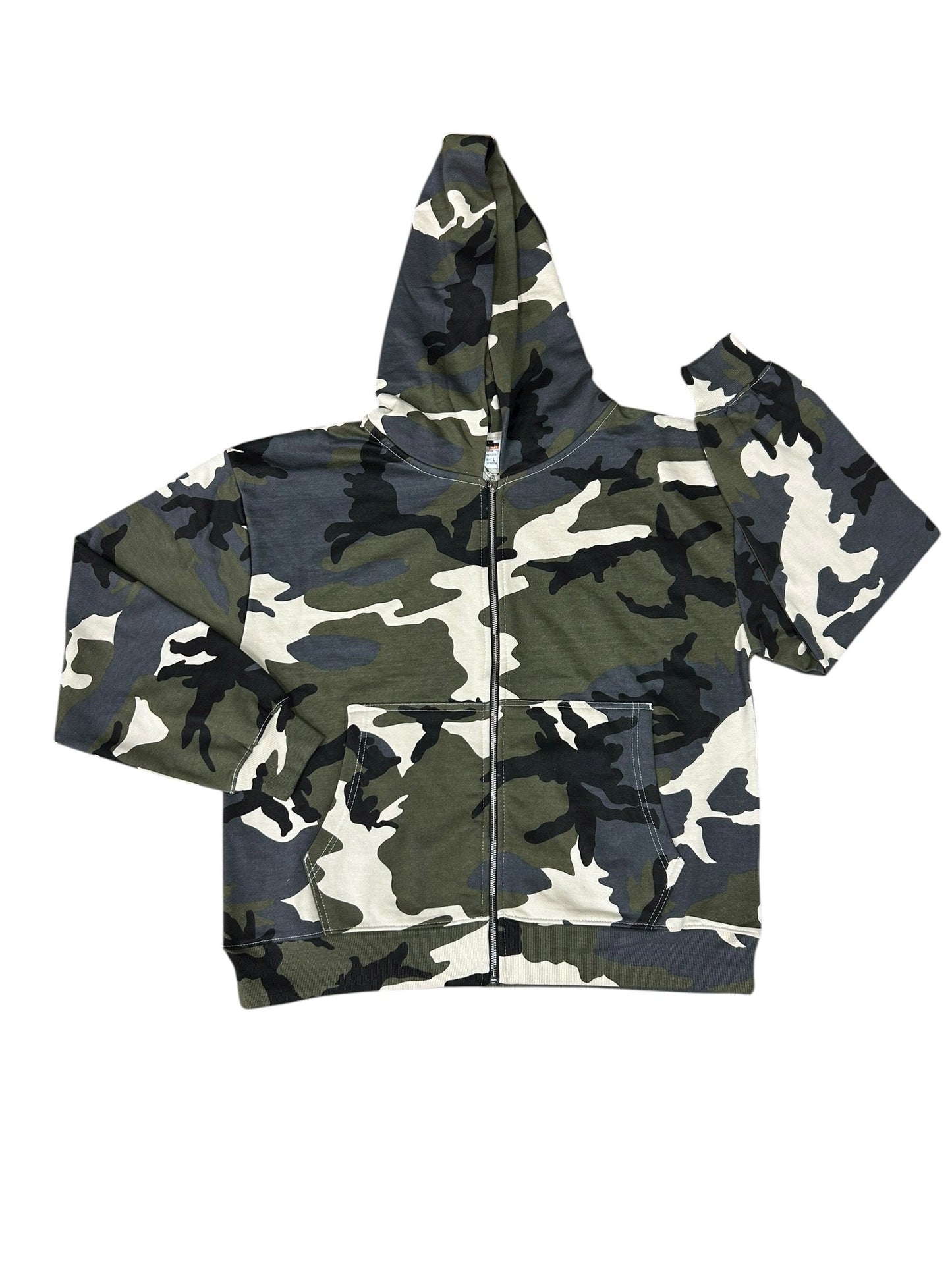Camo Heavy 450 GSM Zip