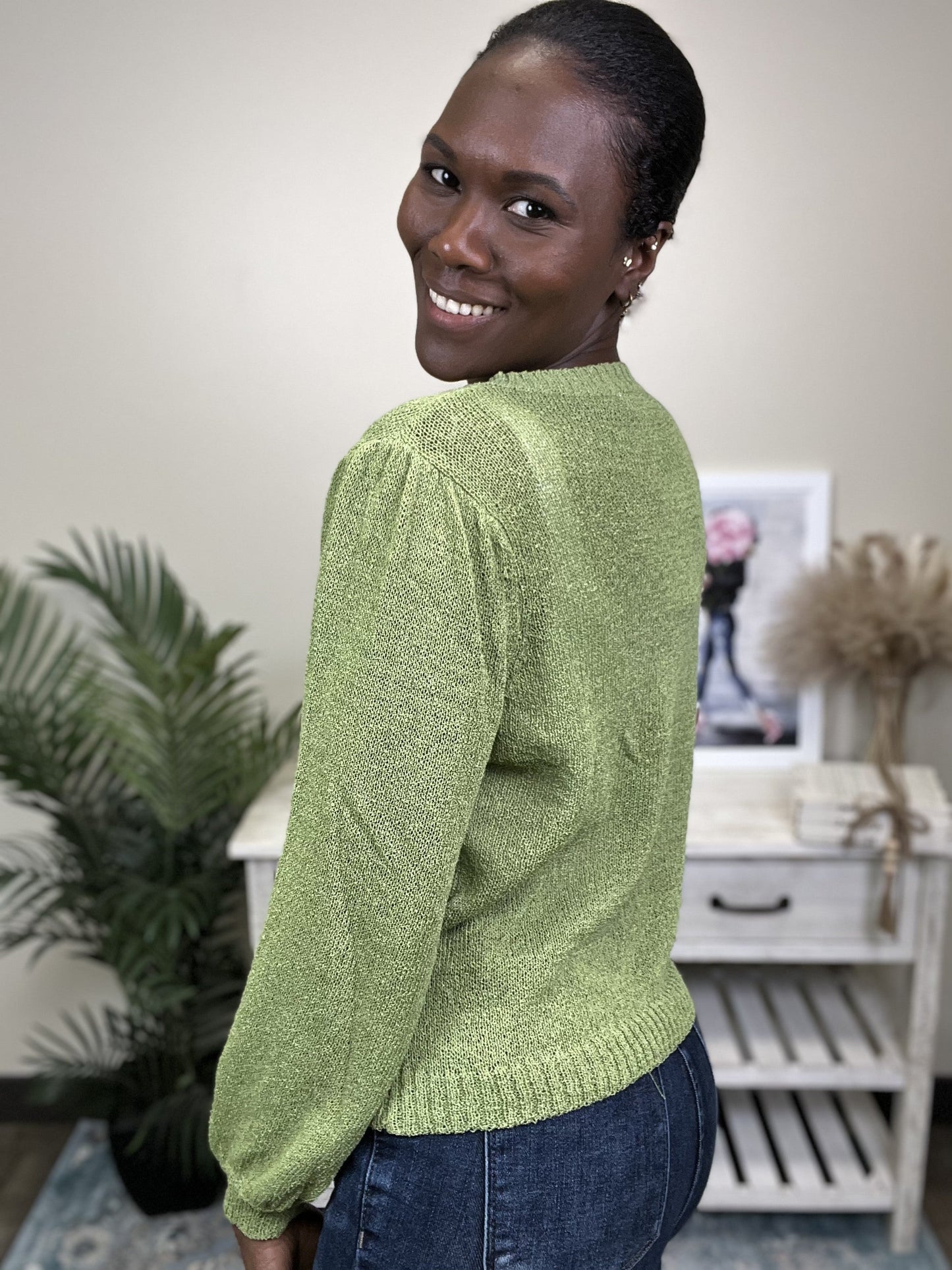 Break Free Women's Semi Sheer Knit Sweater