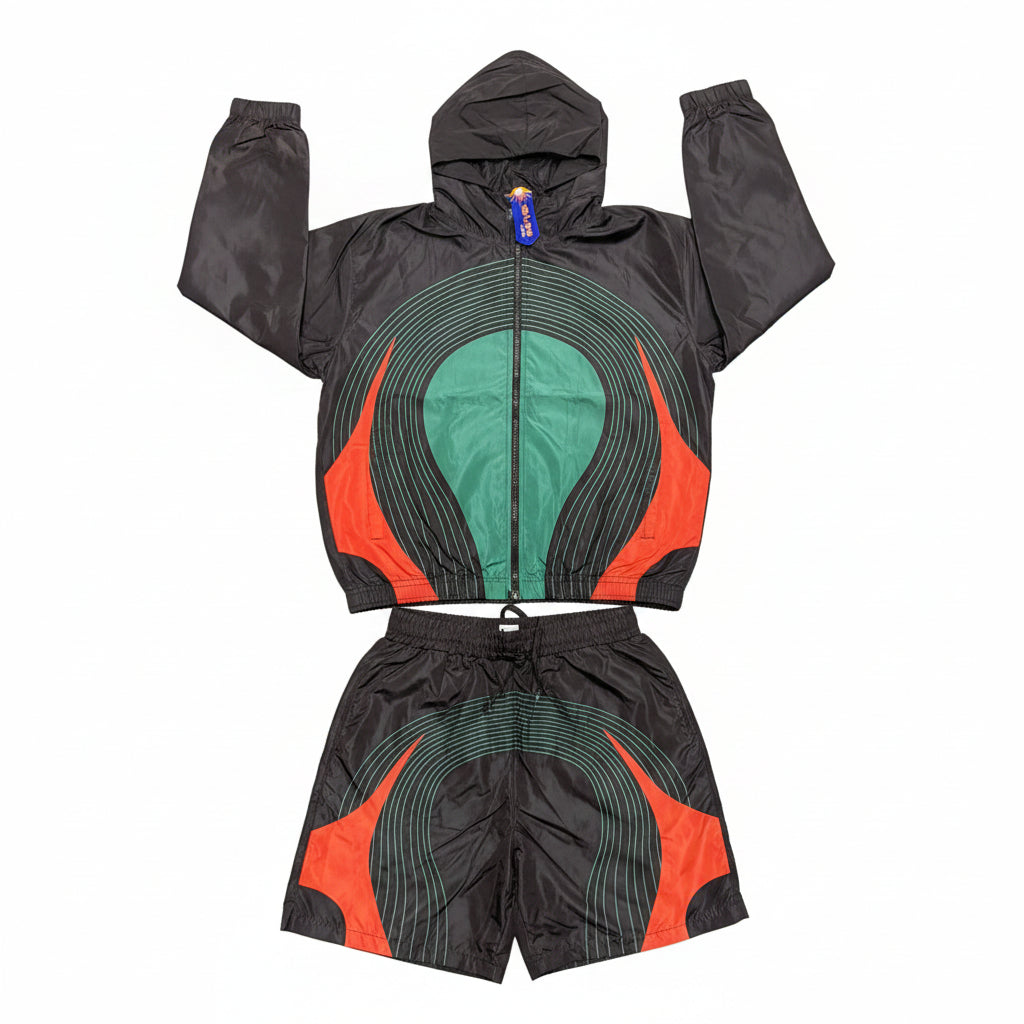 Spiral Windbreaker Set
