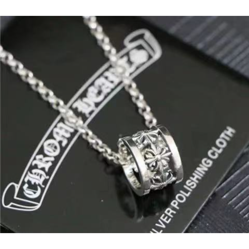 Chrome Hearts Necklace Circle Cross Necklace for Men and Women