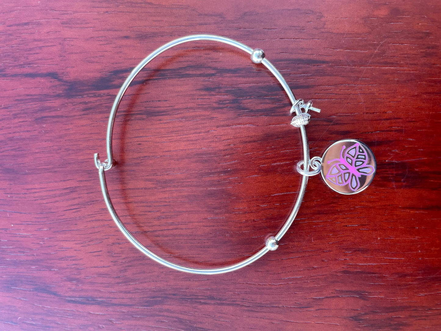PINK BUTTERFLY BRACELET