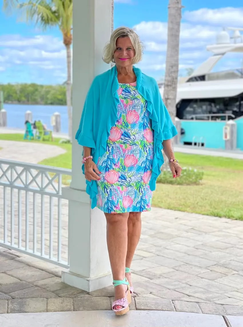SEASHELL HALTER DRESS