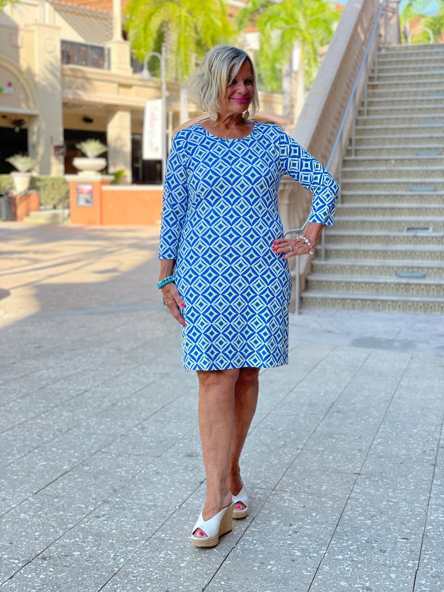 PINEAPPLE VACA SLEEVE DRESS