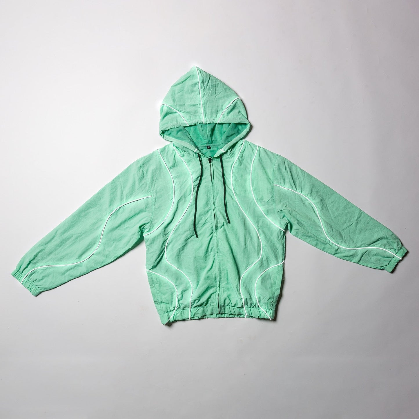 Reflective Mint Green Jacket Size L