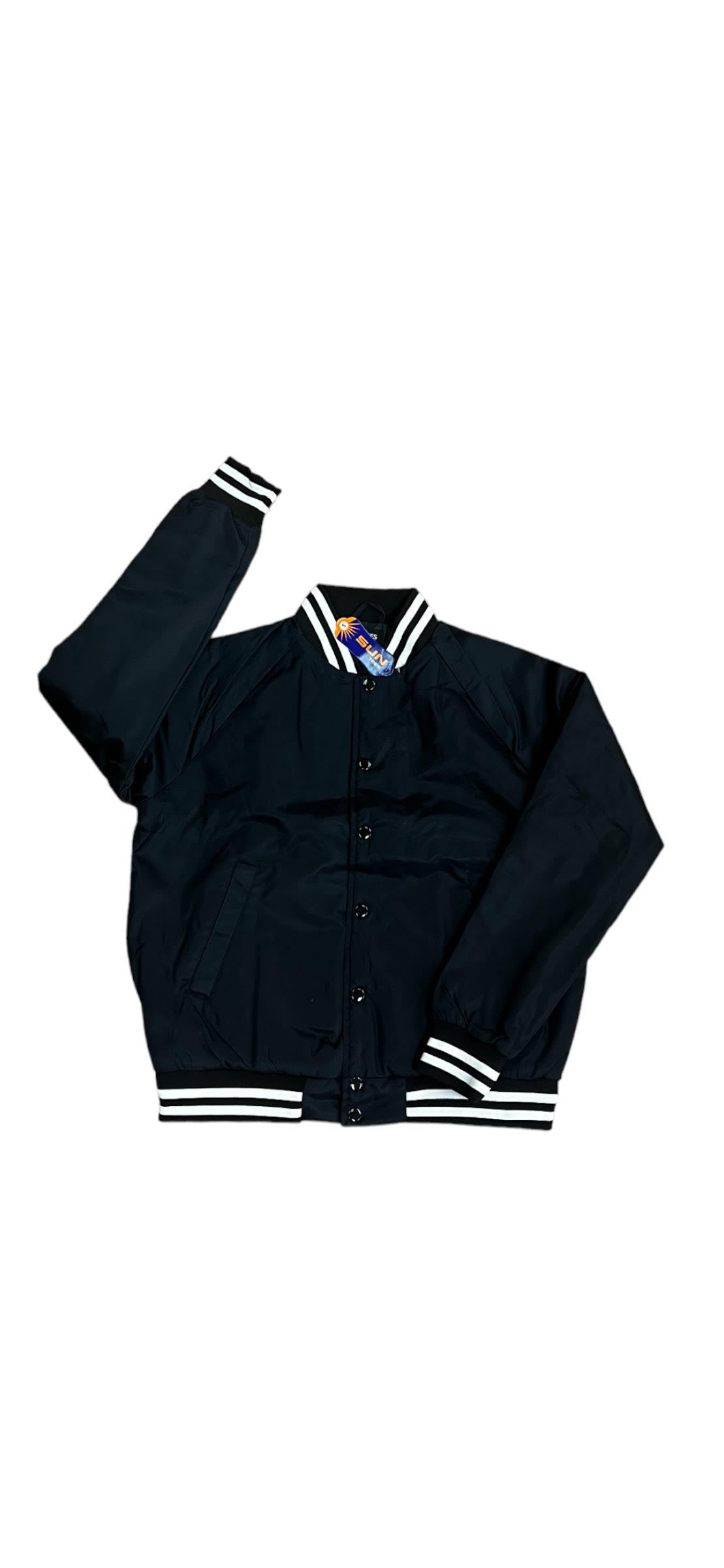 Navyblue Silky Varsity Jacket