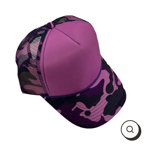 Purple Camo Hat