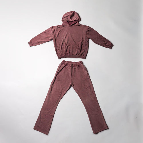 Mauve Acid Wash Set 2XL