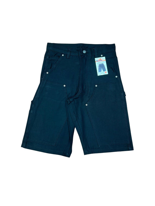 Carpenter Jean Shorts Black