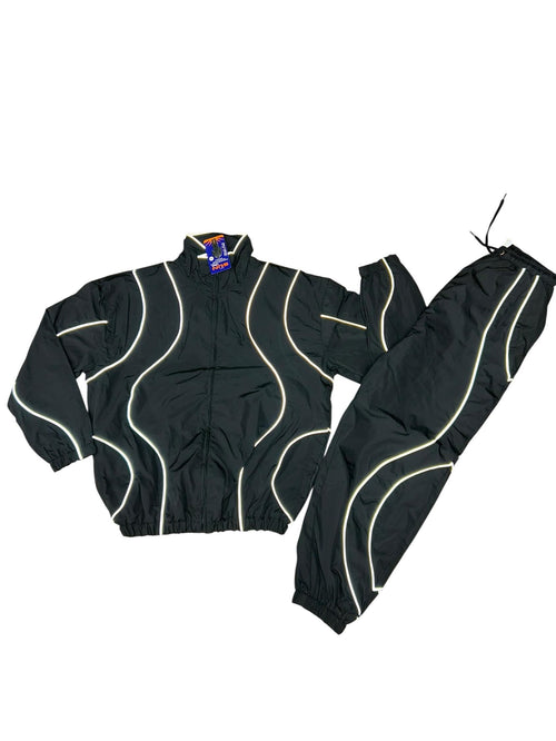 Reflective Jacket Sets Black