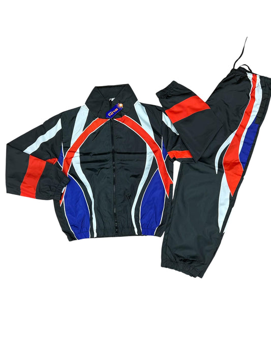 Windbreaker Multi Color Stripped Set
