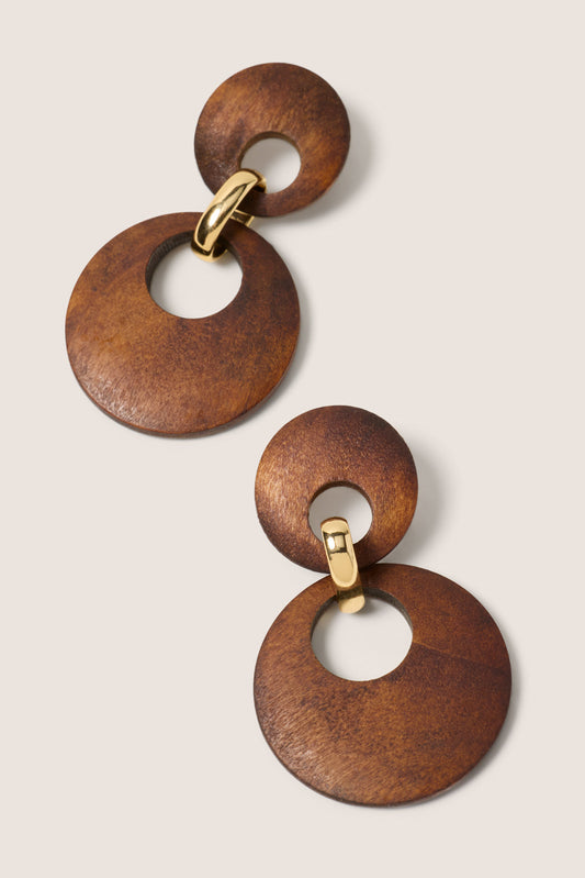 Bonnie Wood Earring