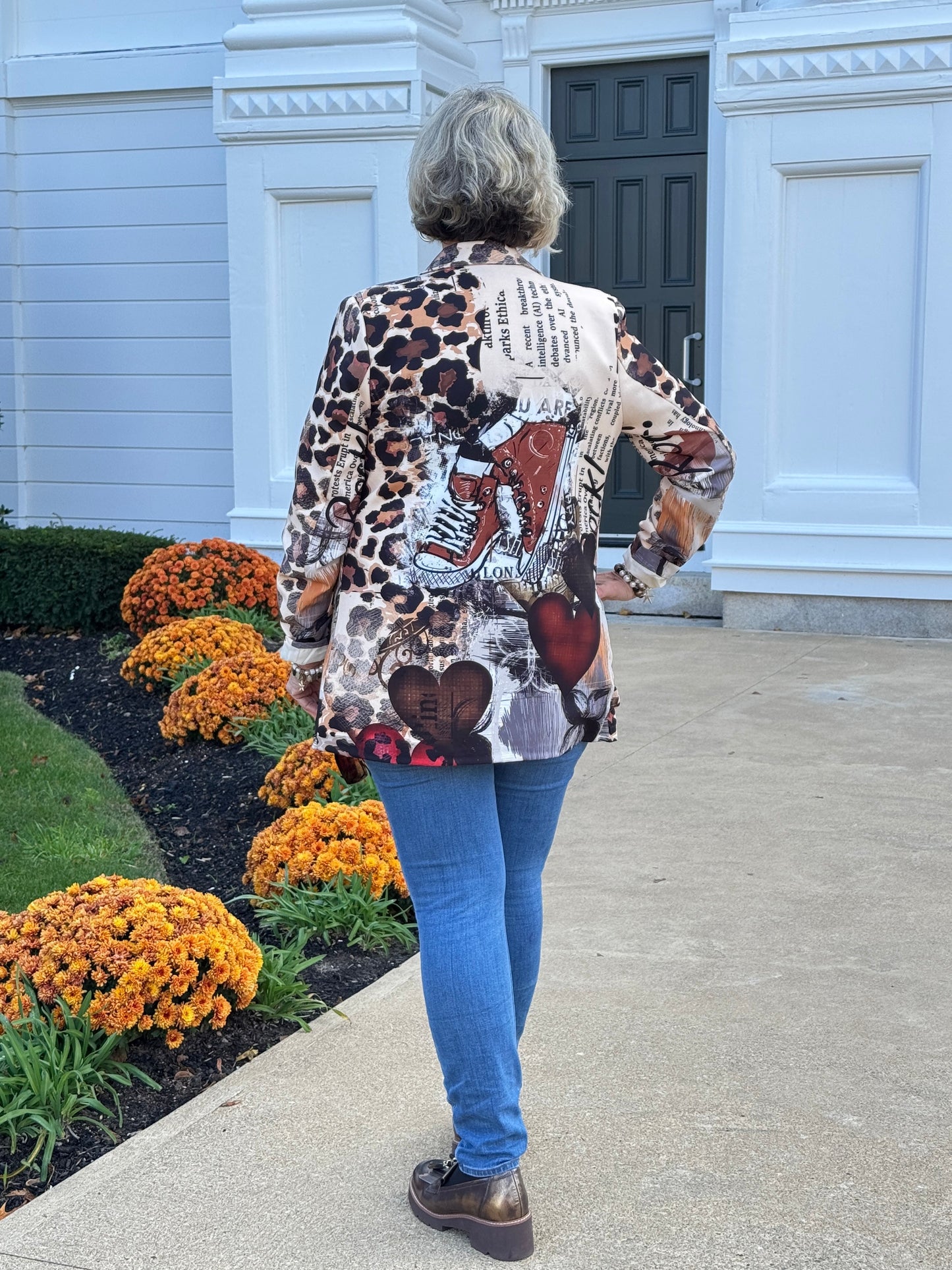 One Size Urban Wild – Leopard Print Blazer