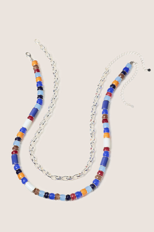 Clara Semi Stone Necklace