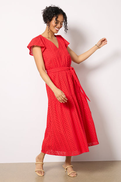 Daisy Eyelet Dress