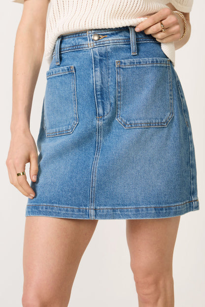 Denim Patch Pocket Mini