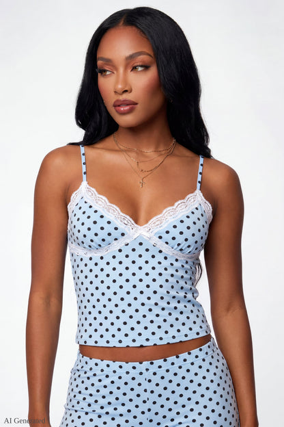 Soft Lace Trim Cami