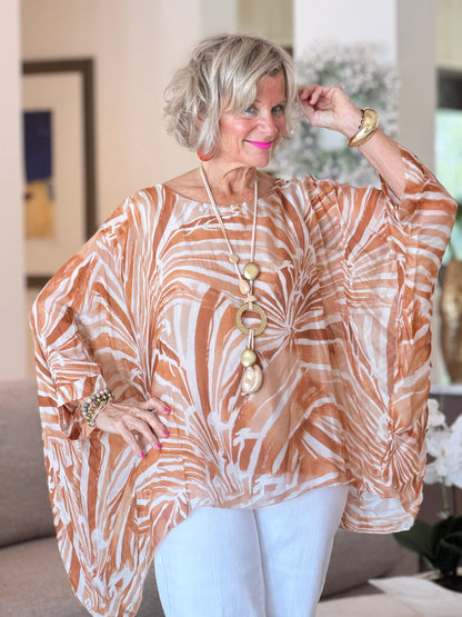 Simple Style Silk top