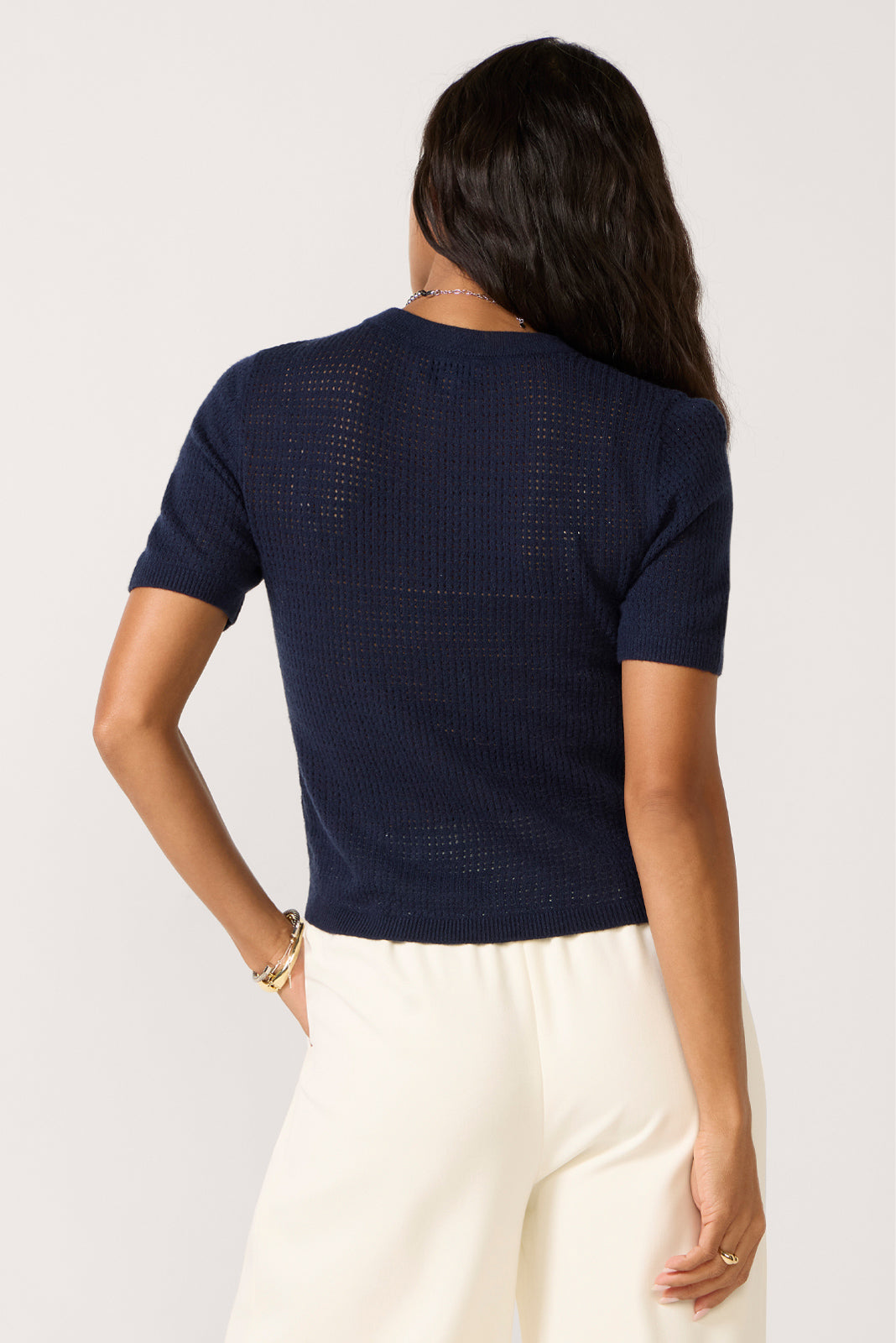Amanda Pointelle Tee