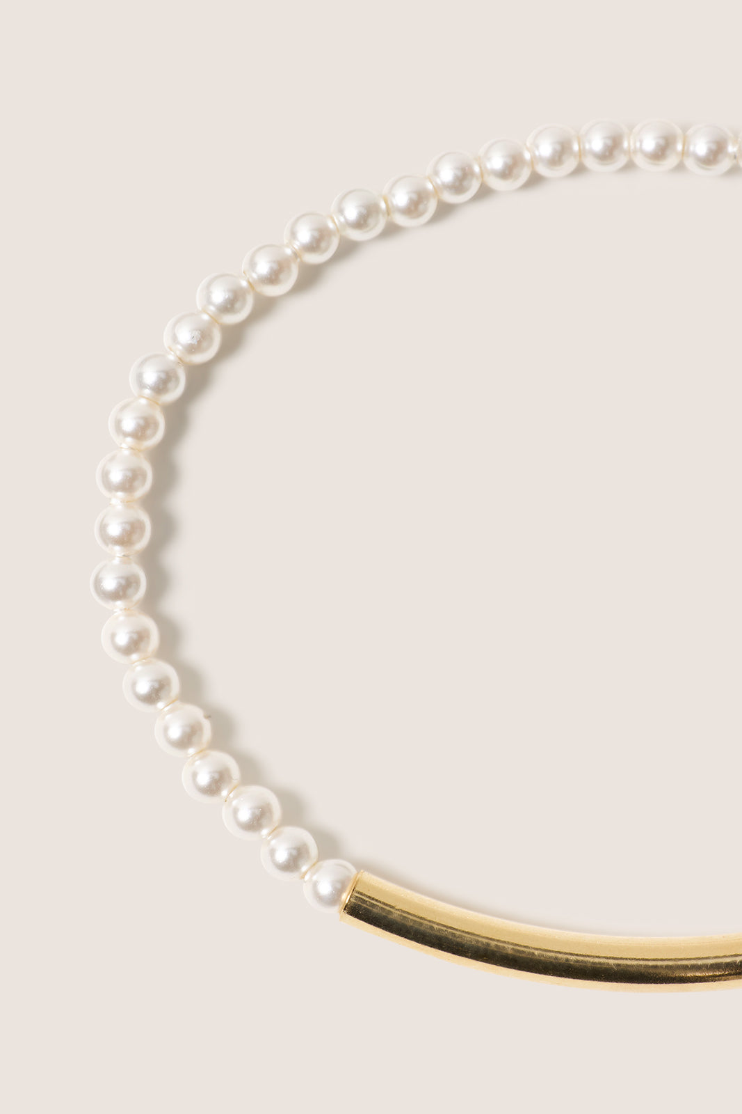 Bliss Bar Smooth Pearl 3mm Bracelet