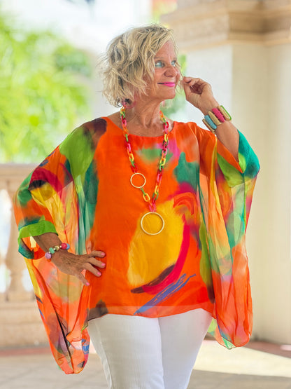 SHADES OF CORAL NECKLACE