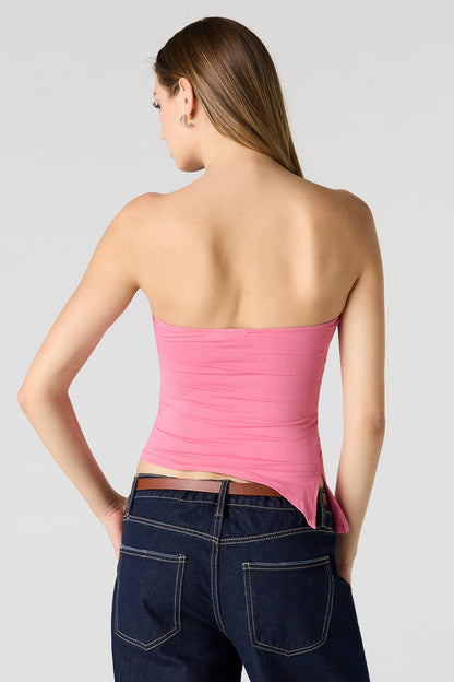 Heavy Contour Asymmetrical Tube Top