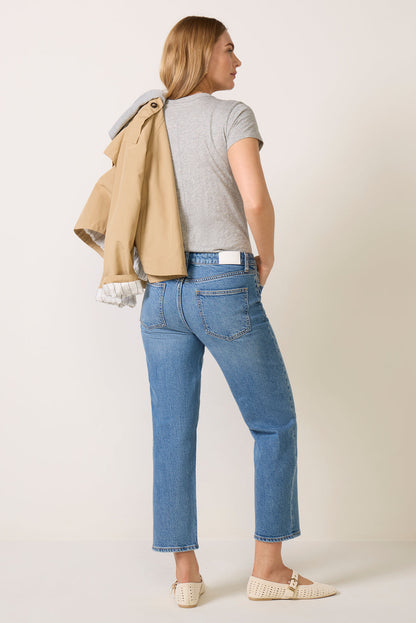 Aleks Crop Straight Jean