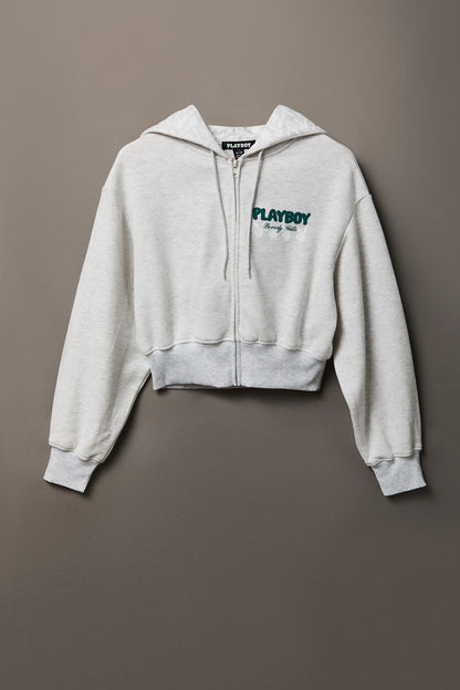 Playboy Fleece Graphic Zip Hoodie