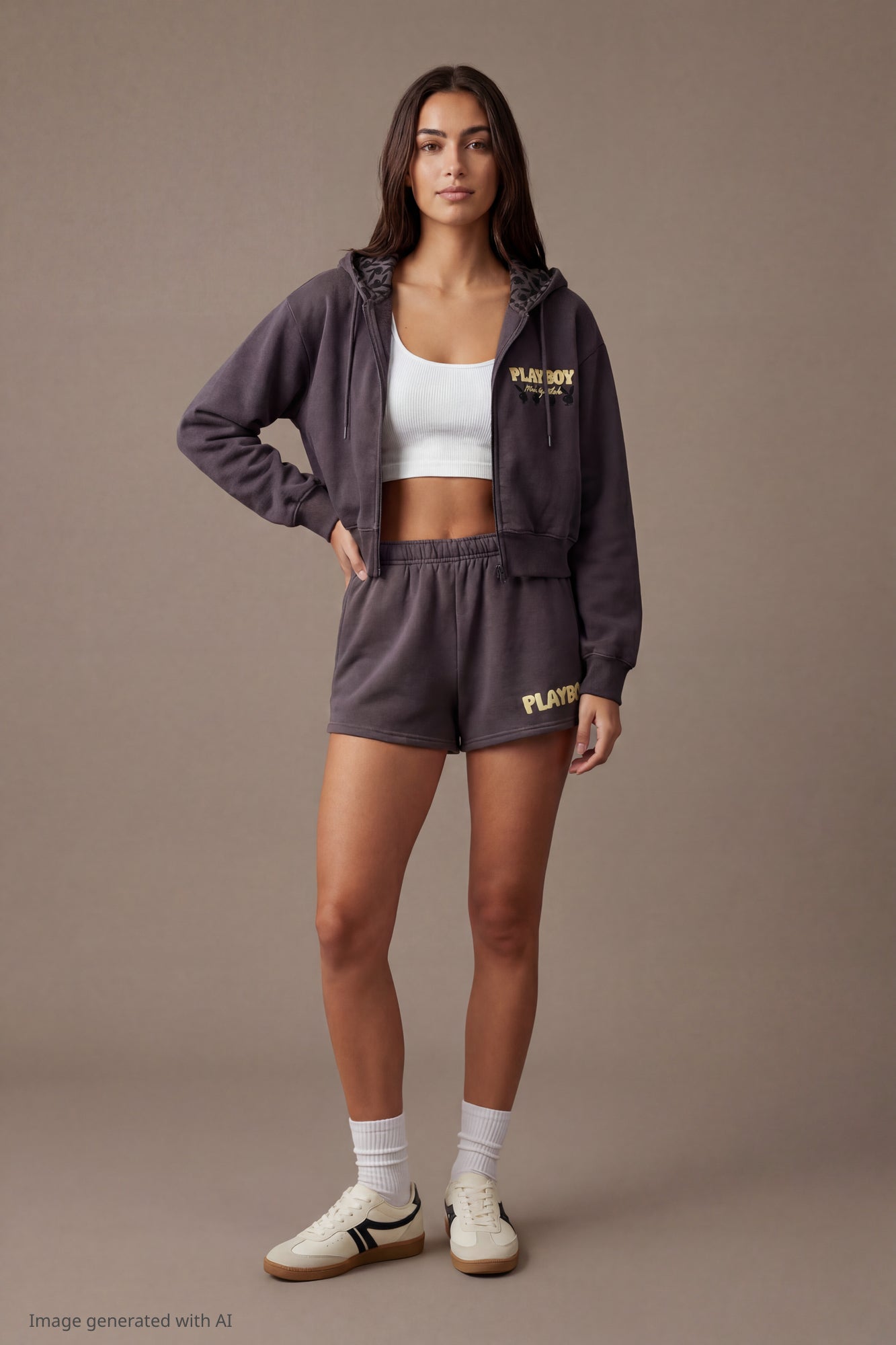 Playboy Fleece Graphic Zip Hoodie