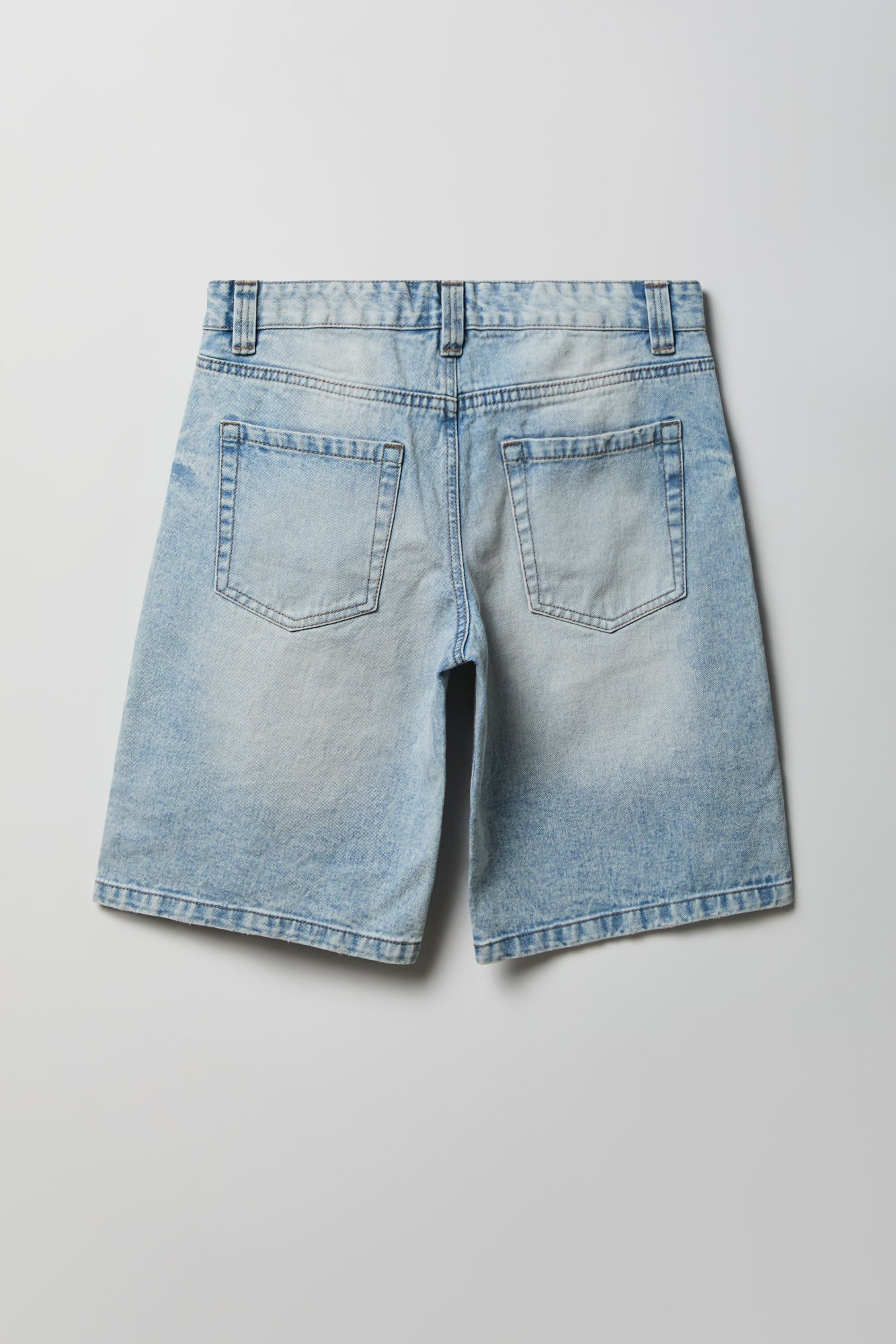 Low Rise Light Jort 11" with Teddy Keychain