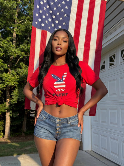 Playboy USA Graphic T-Shirt