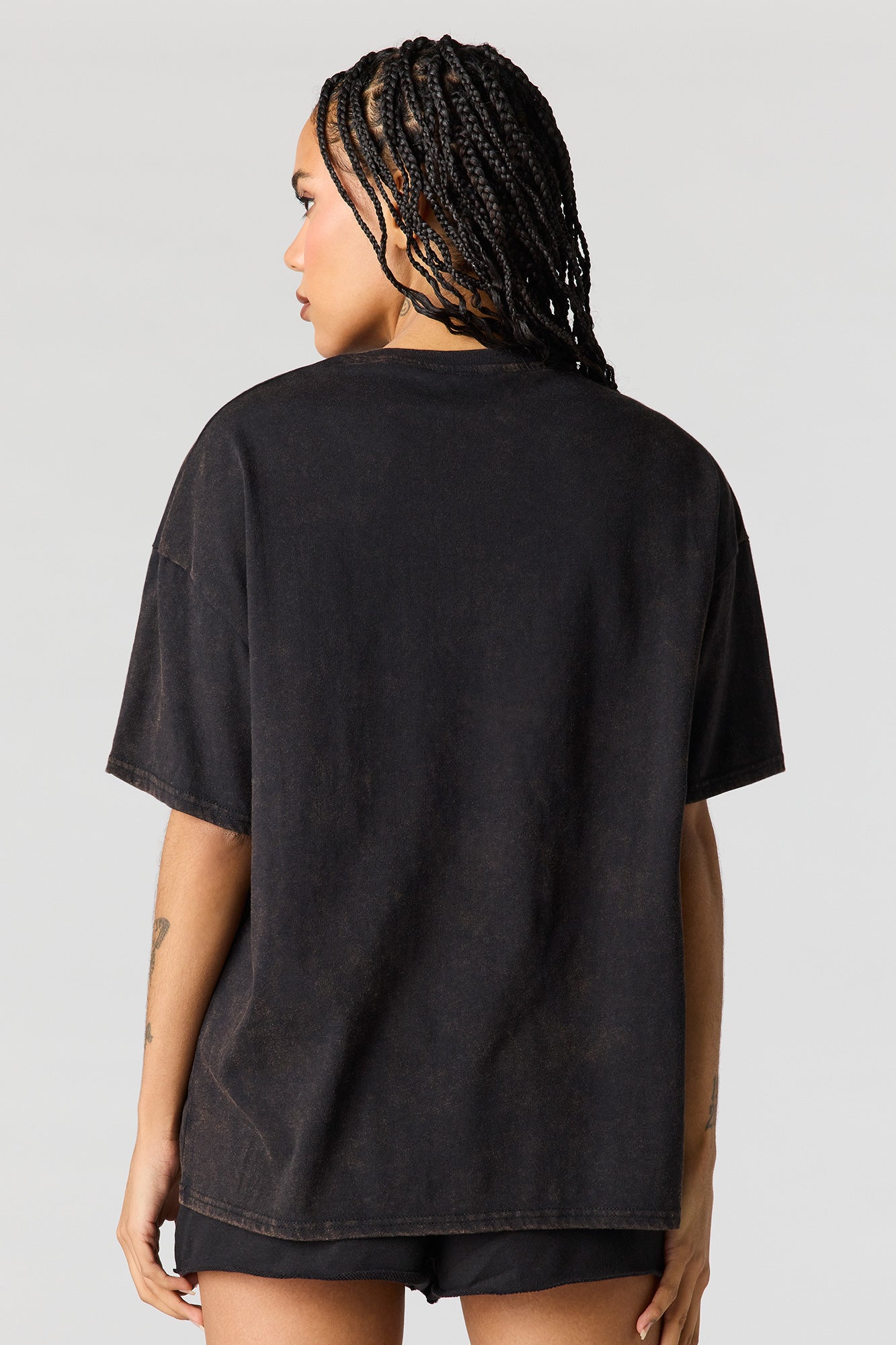 Oversized Coca-Cola Graphic Washed T-Shirt