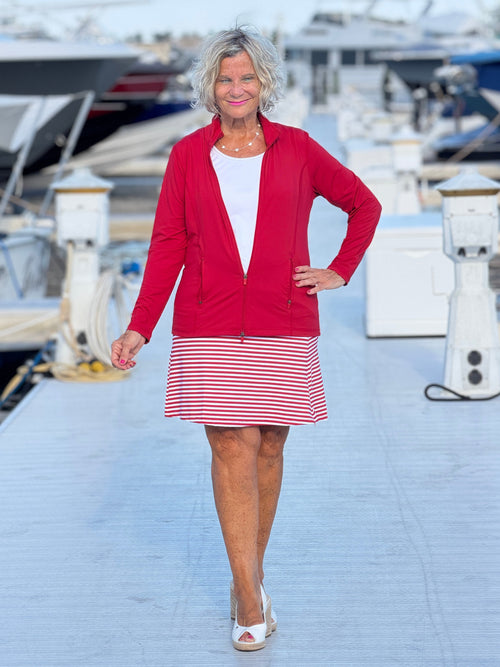REGATTA RED STRIPE SKORT